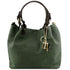 TL KeyLuck - Woven printed leather shopping bag